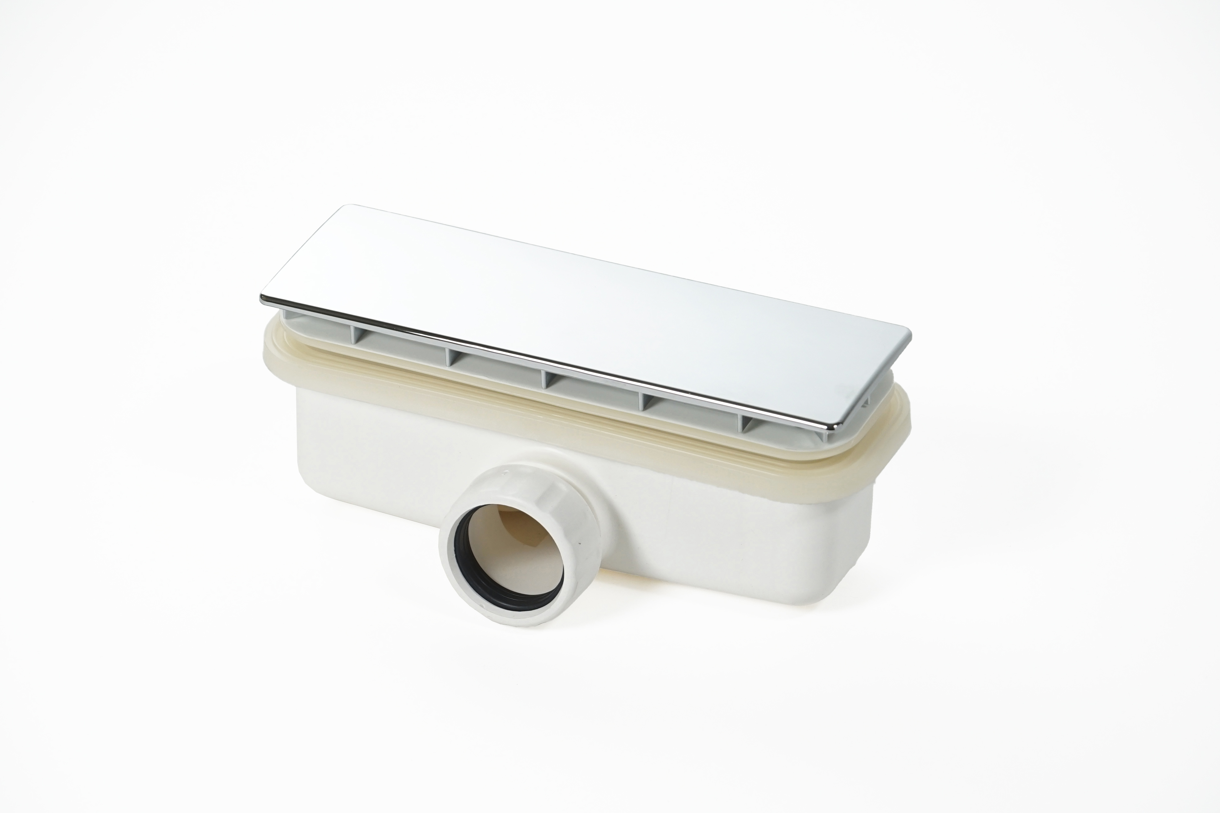 Rettangolare 2 Sifoni H30 con Placca